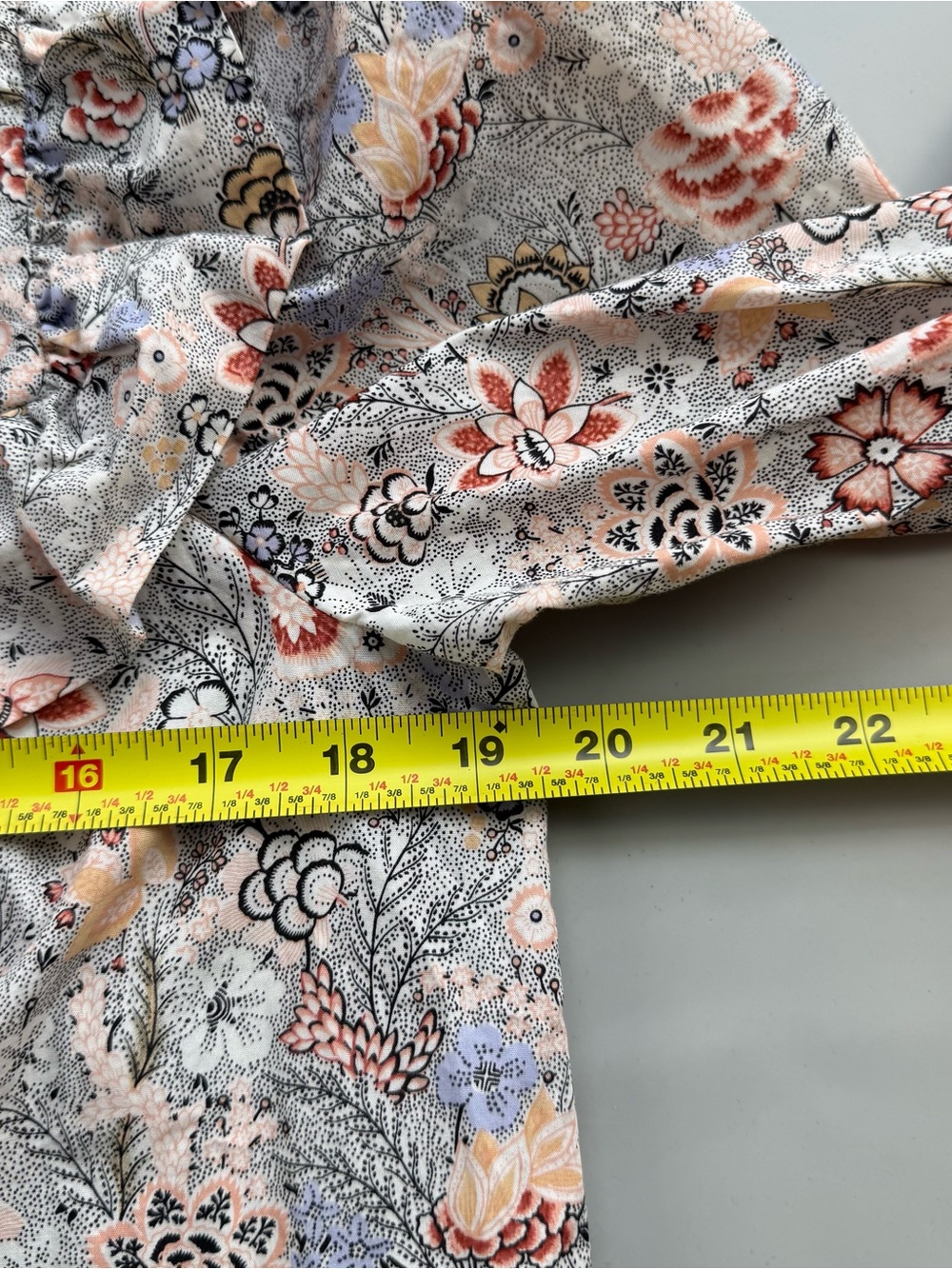 La Vie Rebecca Taylor Floral Ruffle Blouse Womens S Cottagecore Prarie - Picture 5 of 7